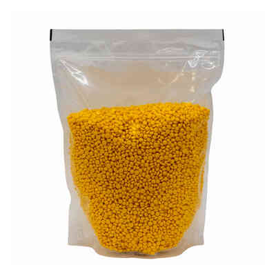 Gomme-Laque Couleur Moutarde en Perles (1 Kg)