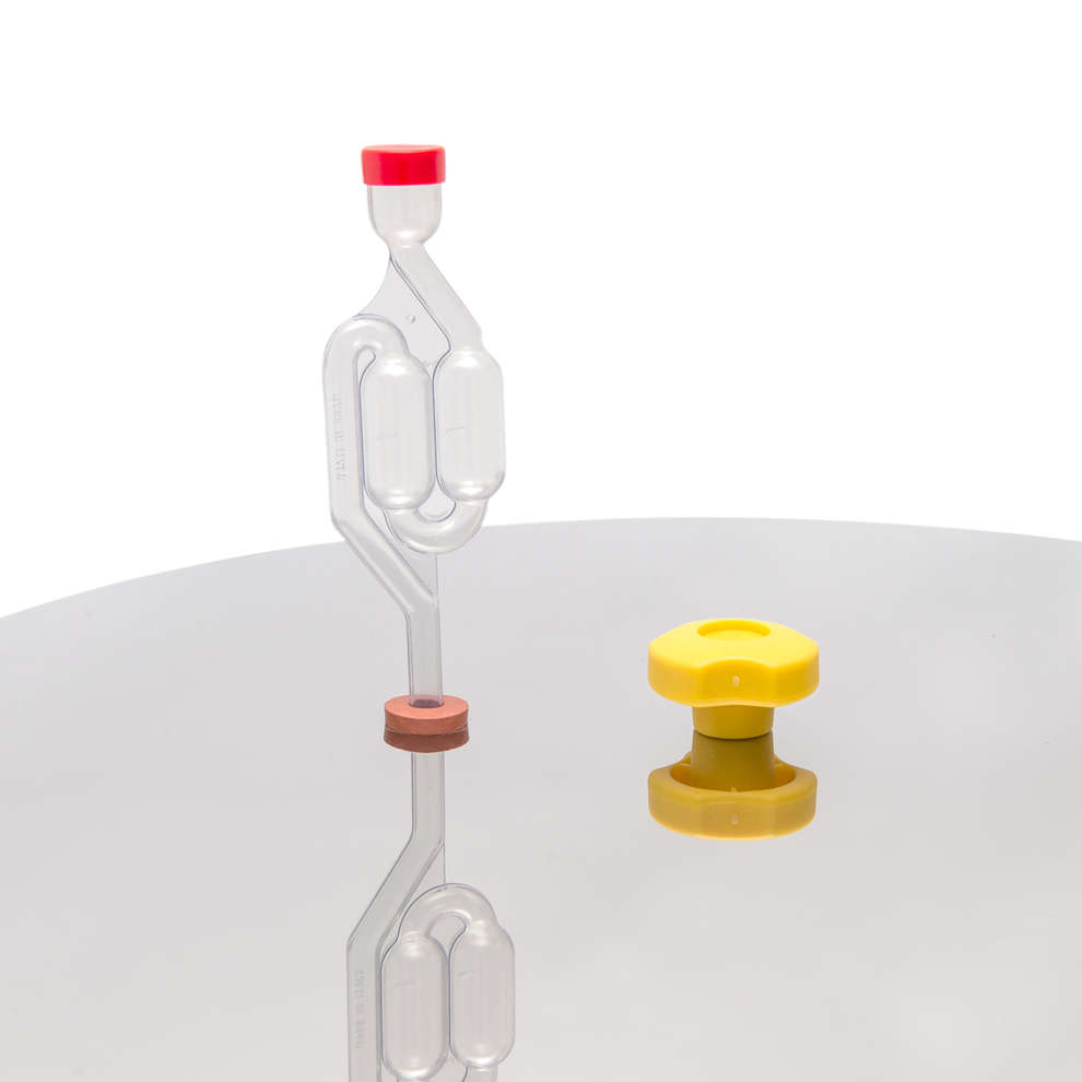 Gorgogliatore minifermentatore a 2 bolle