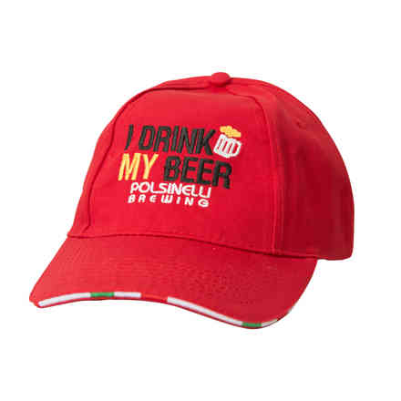 Gorra Brewing rojo