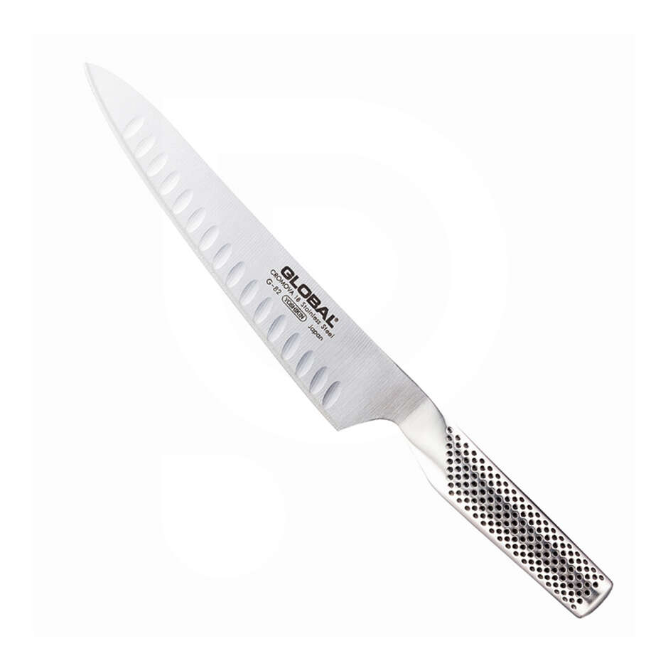 Granton stainless steel carving knife Global G82 - 21 cm