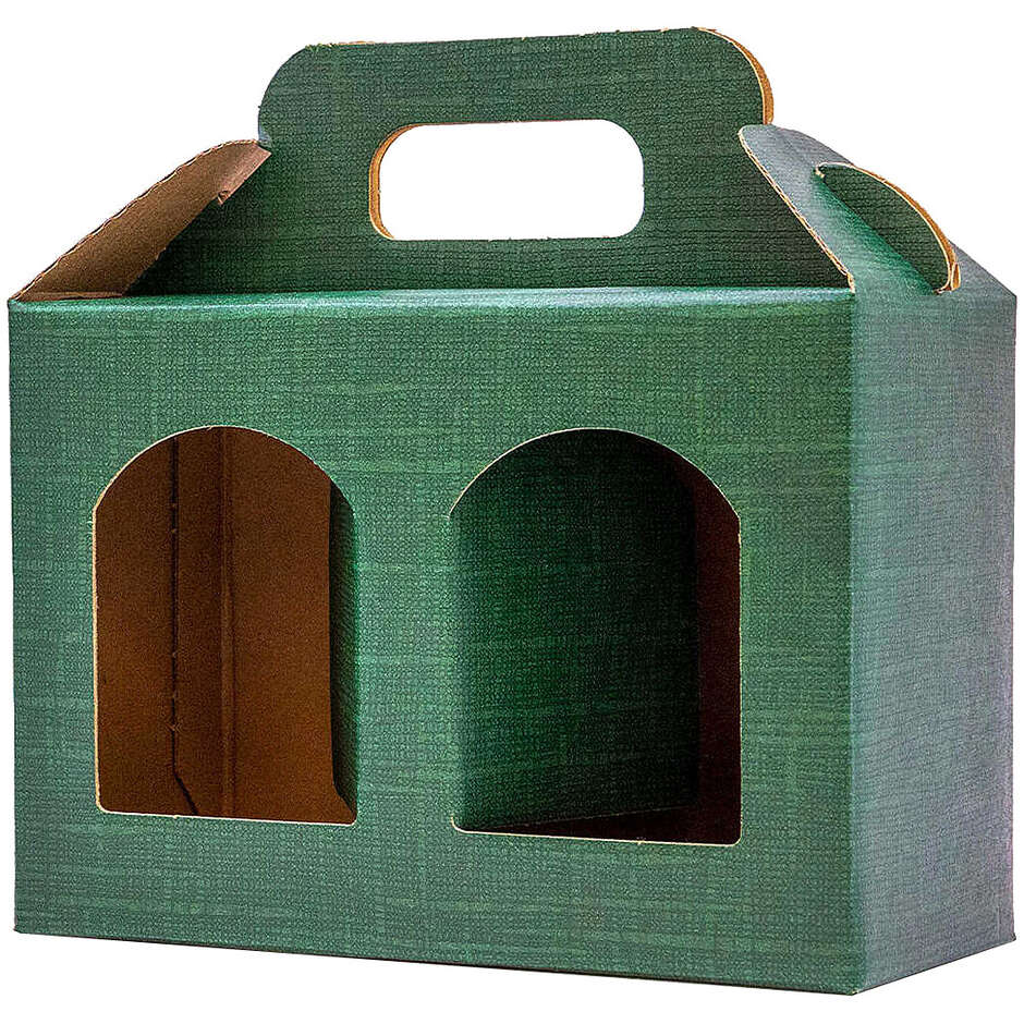 Green carry jar box 2 jars 314 mL (10 pieces)