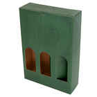 Green carry wine box Petit for 3 bottles - 240h (10 pieces)