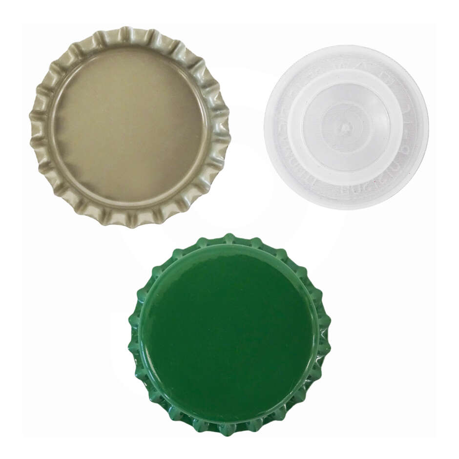 Green crown cap with bidule ⌀29 (200 pcs)
