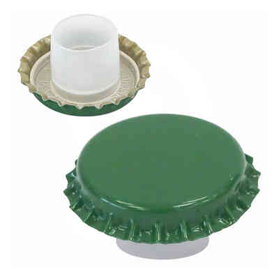 Green crown cap with bidule ⌀29 (200 pcs)