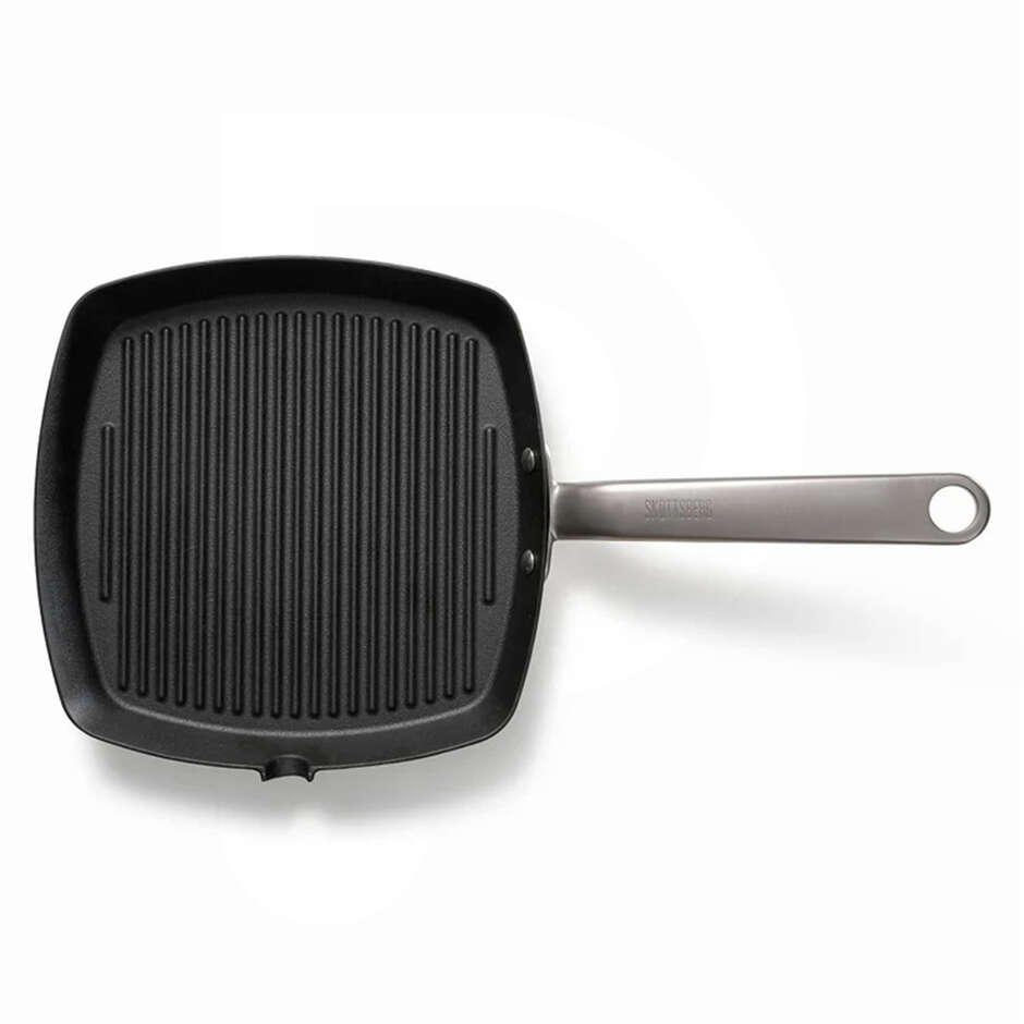 Grelha quadrada Cast Iron em ferro fundido 28x28 cm