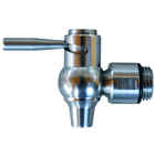 Grifo de palanca de 3/4" en acero inox 
