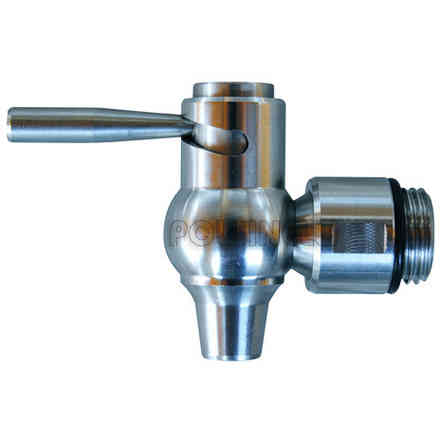 Grifo de palanca de 3/8" en acero inox