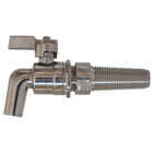 Grifo inox de 3/4" con cono de acero para barriles
