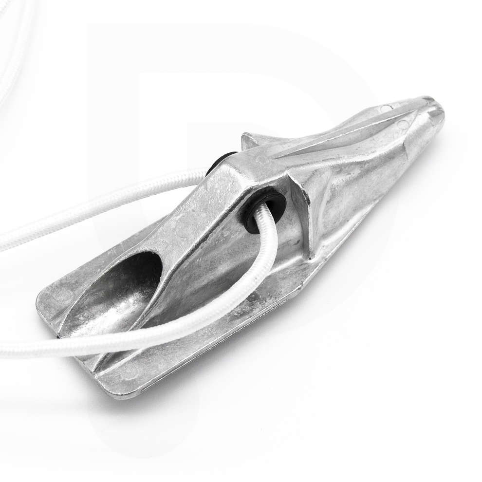 Gripple-Anker N.3 mit Faserseil für Endpfosten