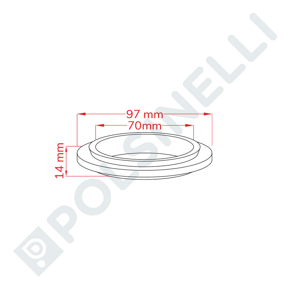 Guarnizione EPDM Garolla 70