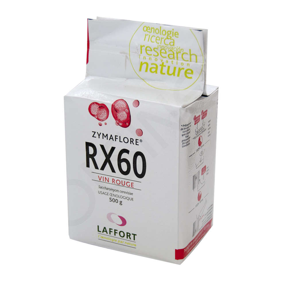 Levadura para vinos tintos ZYMAFLORE RX60 (500 gr) 