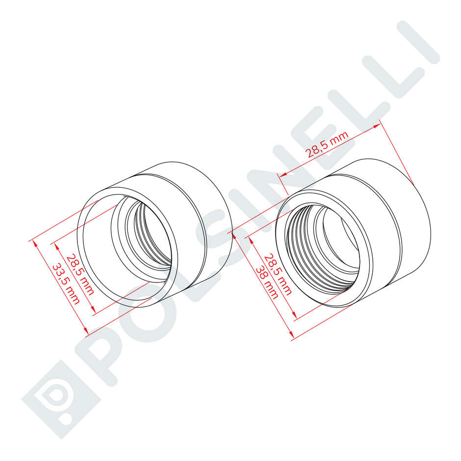 Housing for Pneumatic capping machine MIRKO - ∅ 26