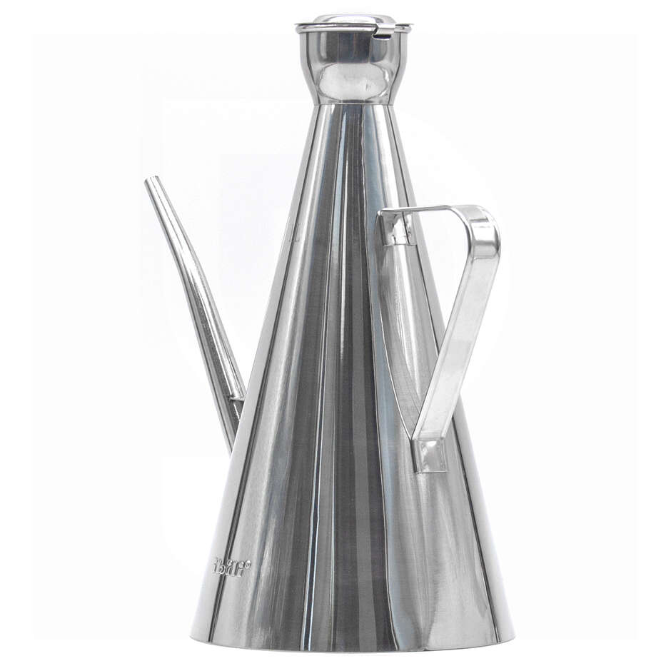 Huilière conique en acier inox 1 L
