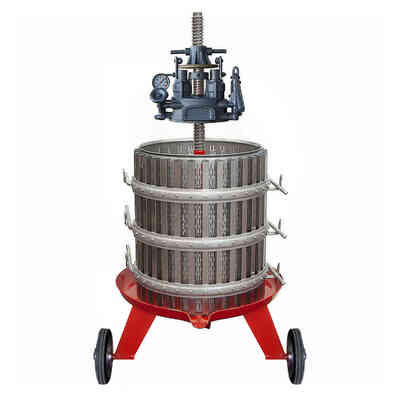 Hydro-presse mit Edelstahlkorb 80