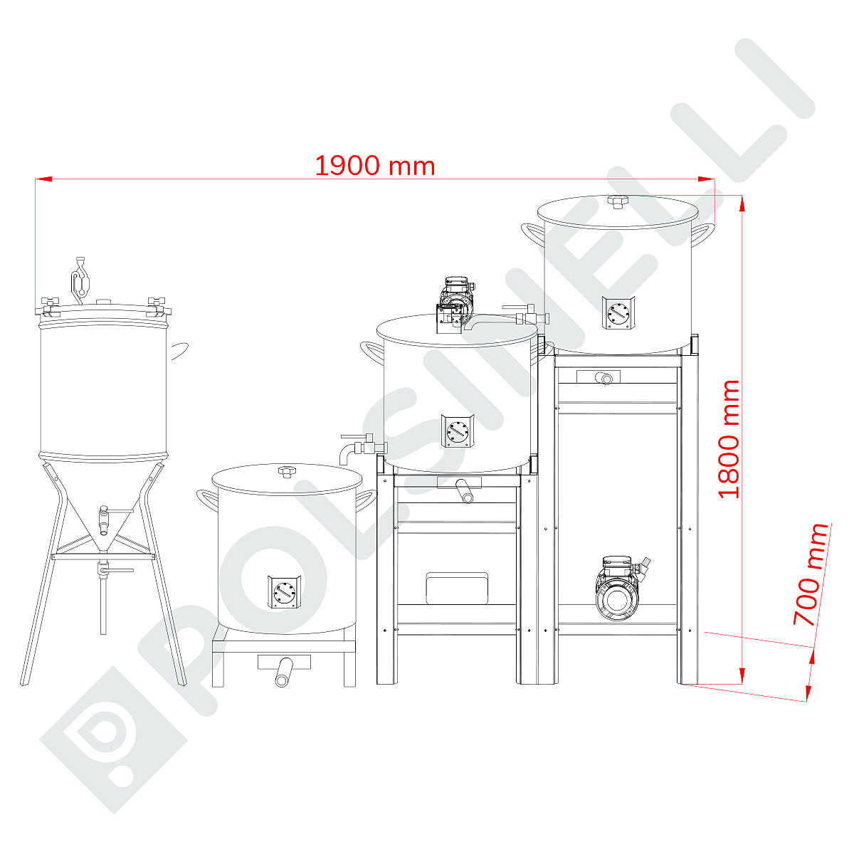 Kit Rubinetto Birra SEAFRONT - Con Linea Birra E Blocco Palla, Per Barili Cornelius, Picnic E Feste, 50 Cm - Foto 2