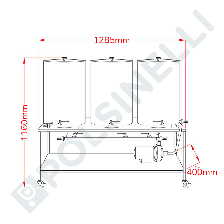 Impianto di lavaggio CIP 50