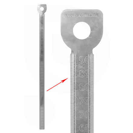 Indicator de nivel de acero Inox Birrometro 190