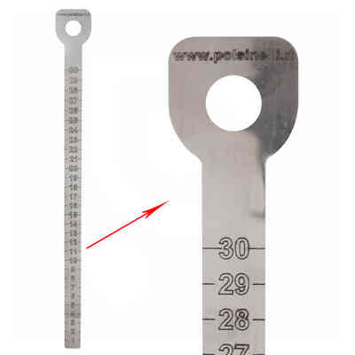 Indicator de nivel de acero inox Birrometro 30