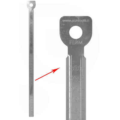 Indicator de nivel de acero Inox Birrometro 400