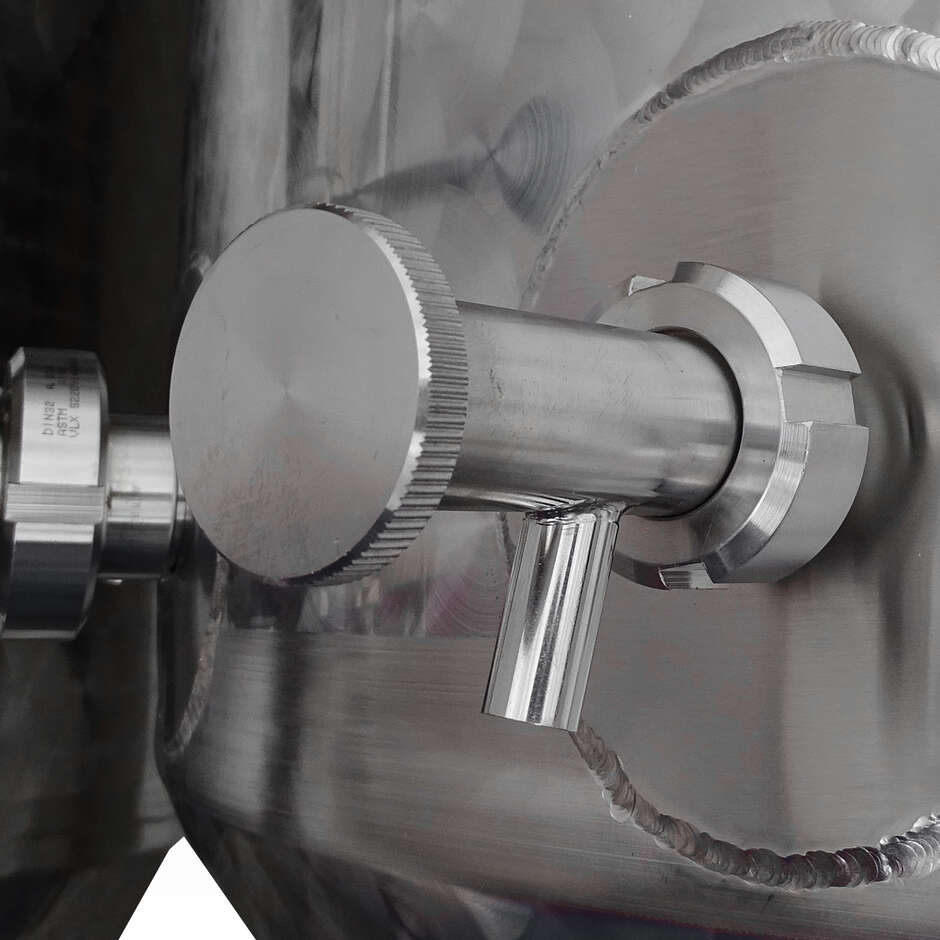 Isobarer gekühlter Edelstahltank 650 liter