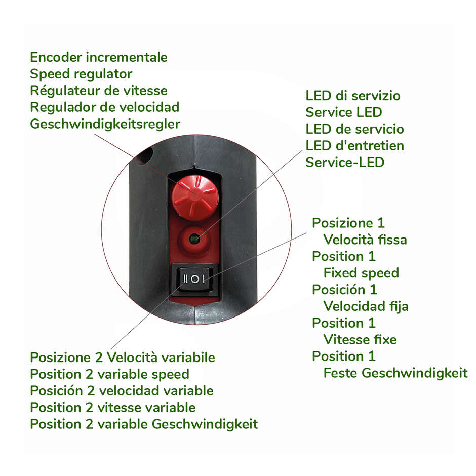 Jaguar Aima electric shaker with telescopic carbon rod