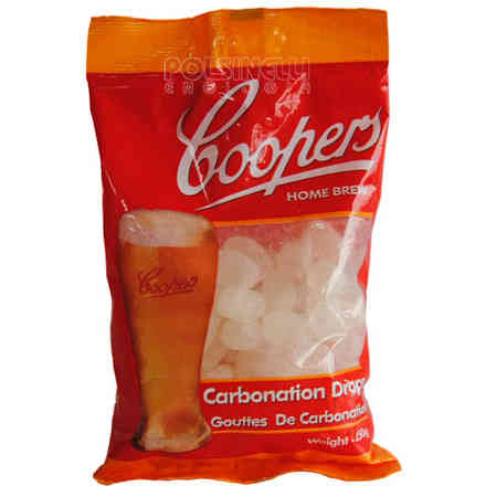 Karbonat in Tropfen für Bier