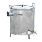 Kessel aus Edelstahl für Gas 55 L