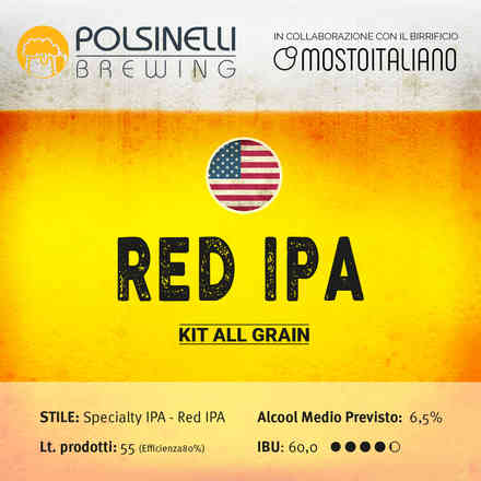 Kit all grain Red Ipa pour 55 L - Specialty IPA: Red IPA