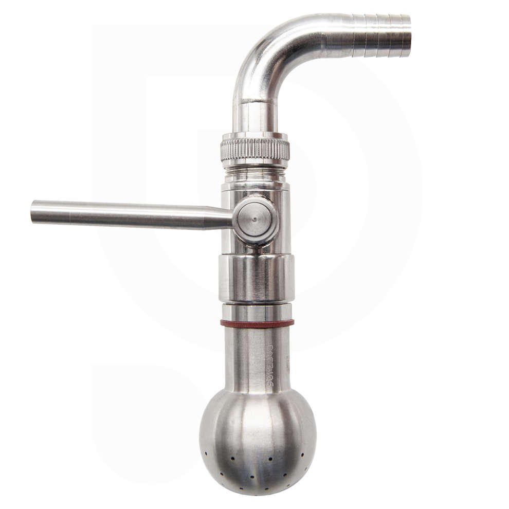 Kit boule de sparge avec embout de tuyau 20