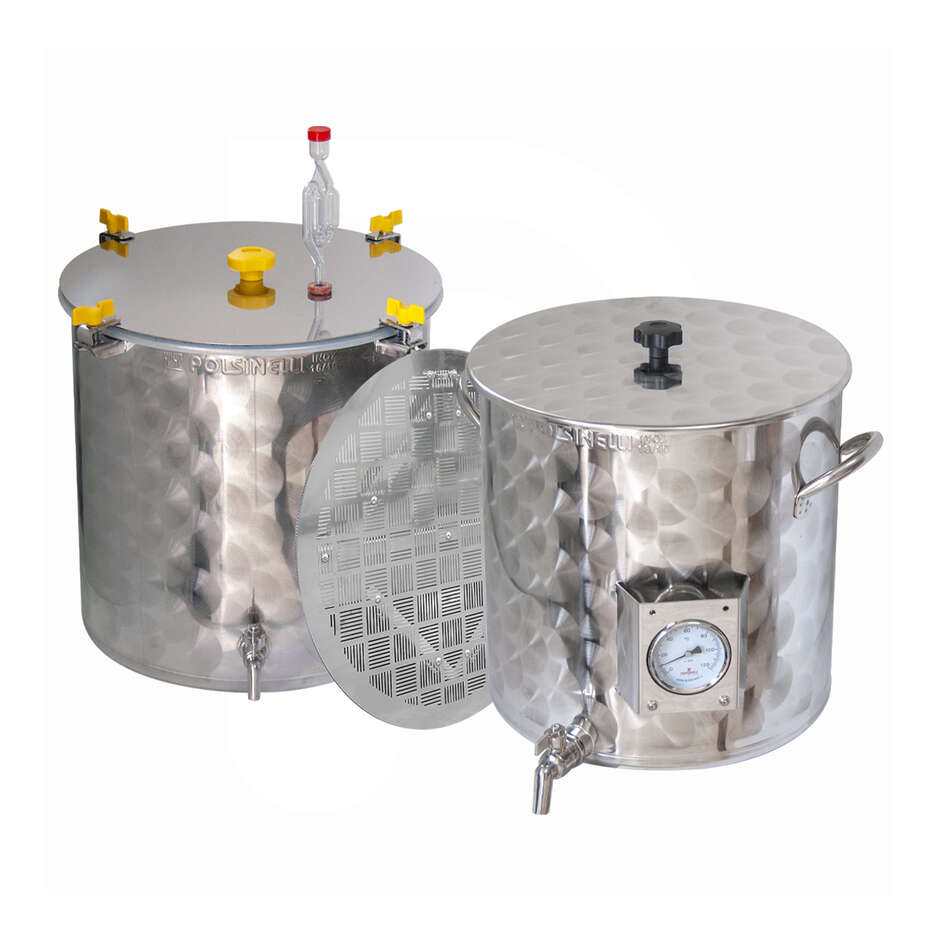 Kit de fabricação de cerveja caseira em aço inoxidável 35
