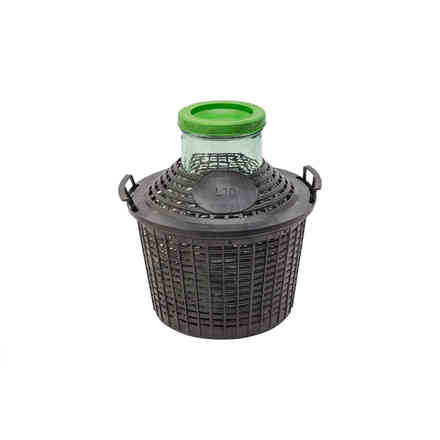 Korbflasche 10 L weiter Hals