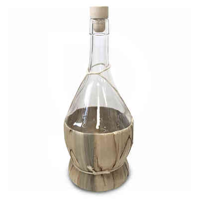 Korbflasche 2 Lt mit Stopfen (6 Stück)