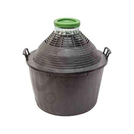 Korbflasche 34 L weiter Hals