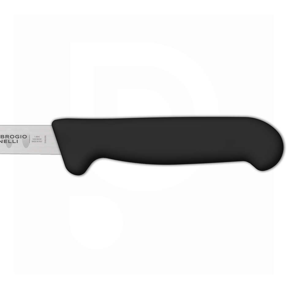 Kullenschliff-Edelstahlmesser für Lachs - 28 cm