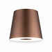 Lampada LED a paralume One-Light colore Bronzo