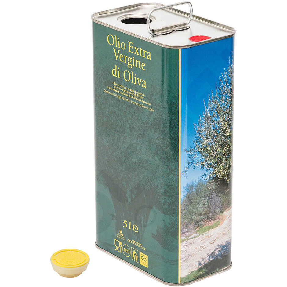 Lata para aceite 5 L Albero con tapón de ventilación rojo (288 pzas)