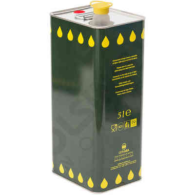 Lata para aceite 5 L con tapón de ventilación rojo (unid. 12)