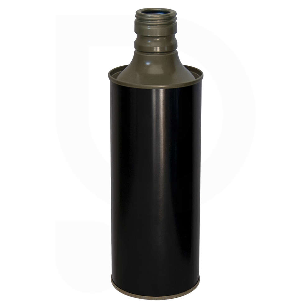 Lata para aceite negro brillante 0,50 L (unid. 35)