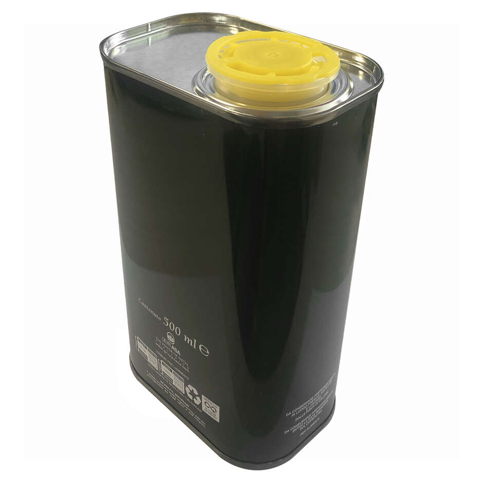 Lata para aceite verde oscuro 0,50 L (unid. 28)