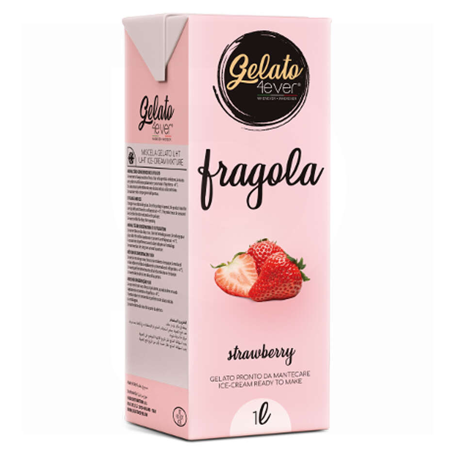 Le mélange pour la crème glacée à la Fraise 1 L