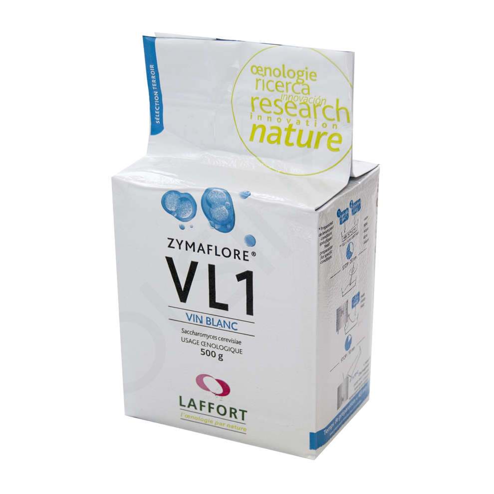 Levadura para vinos blancos y rosados ​​Zymaflore VL1 (500 g)