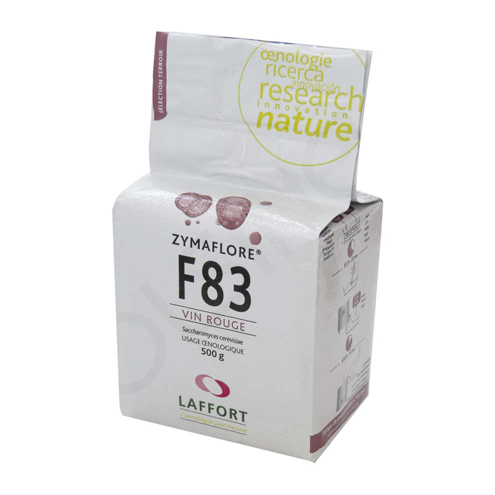 Levadura para vinos tintos ZYMAFLORE F83 (500 g)