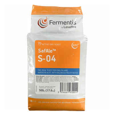 Levadura seca Fermentis Safale S-04 (500 g)