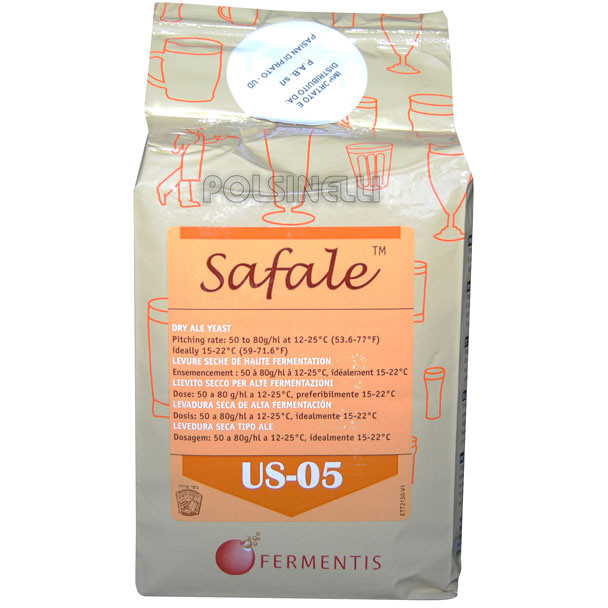 Levadura seca Fermentis Safale US-05 (500 g)