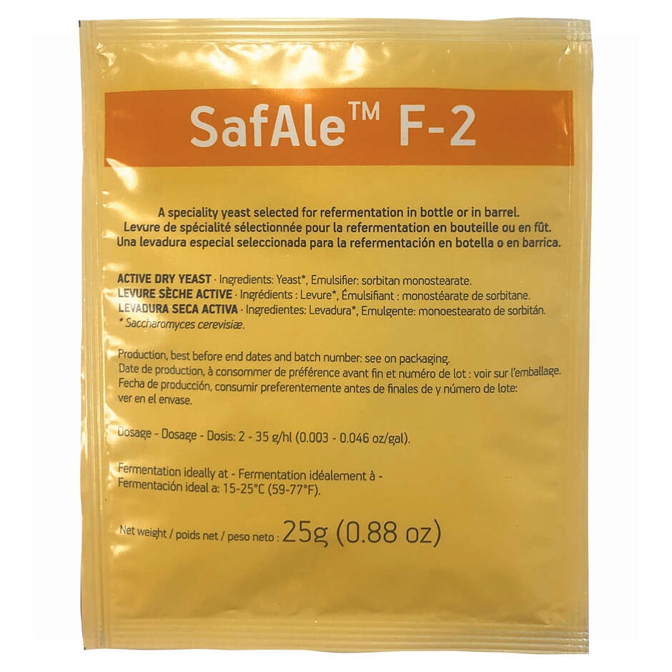 Levure sèche Fermentis SafAle F-2 (25 g)