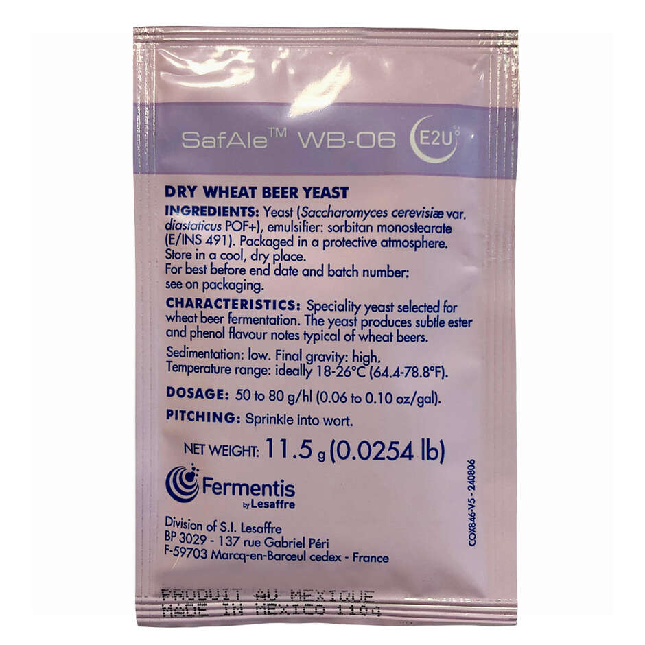 Levure sèche Fermentis Safbrew WB-06 (11,5 g)