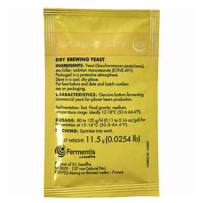 Levure sèche Fermentis Saflager S-23 (11,5 g)