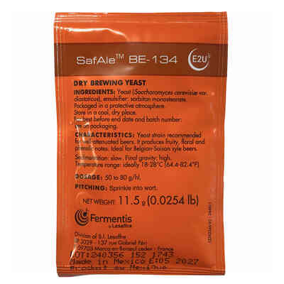 Lievito secco Fermentis Safale BE-134 (11,5 g)