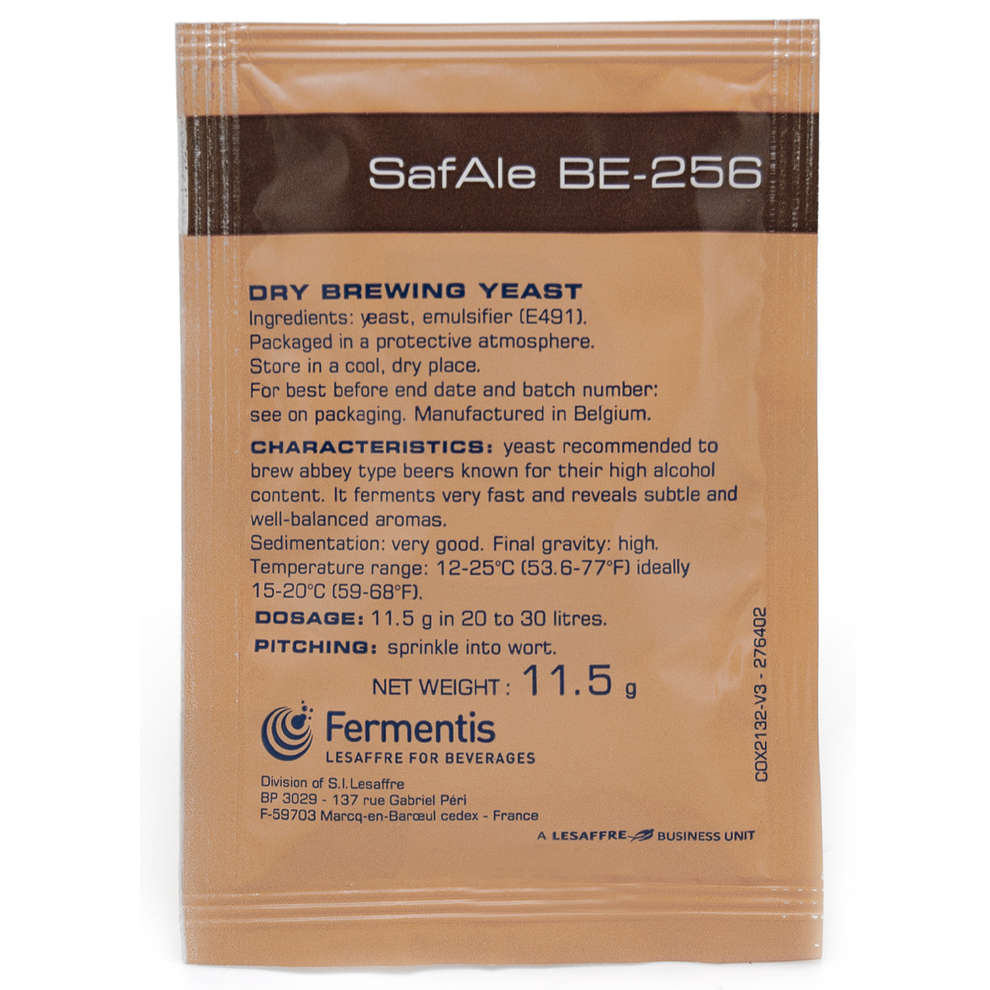 Lievito secco Fermentis Safale BE-256 (11,5 g)