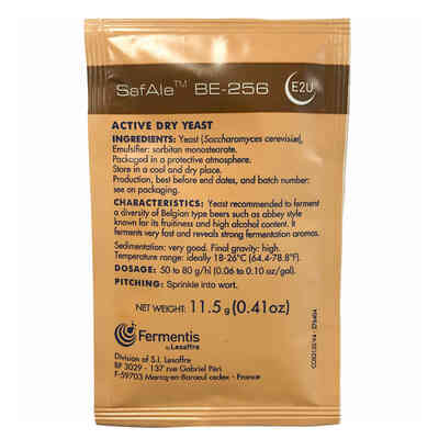 Lievito secco Fermentis Safale BE-256 (11,5 g)